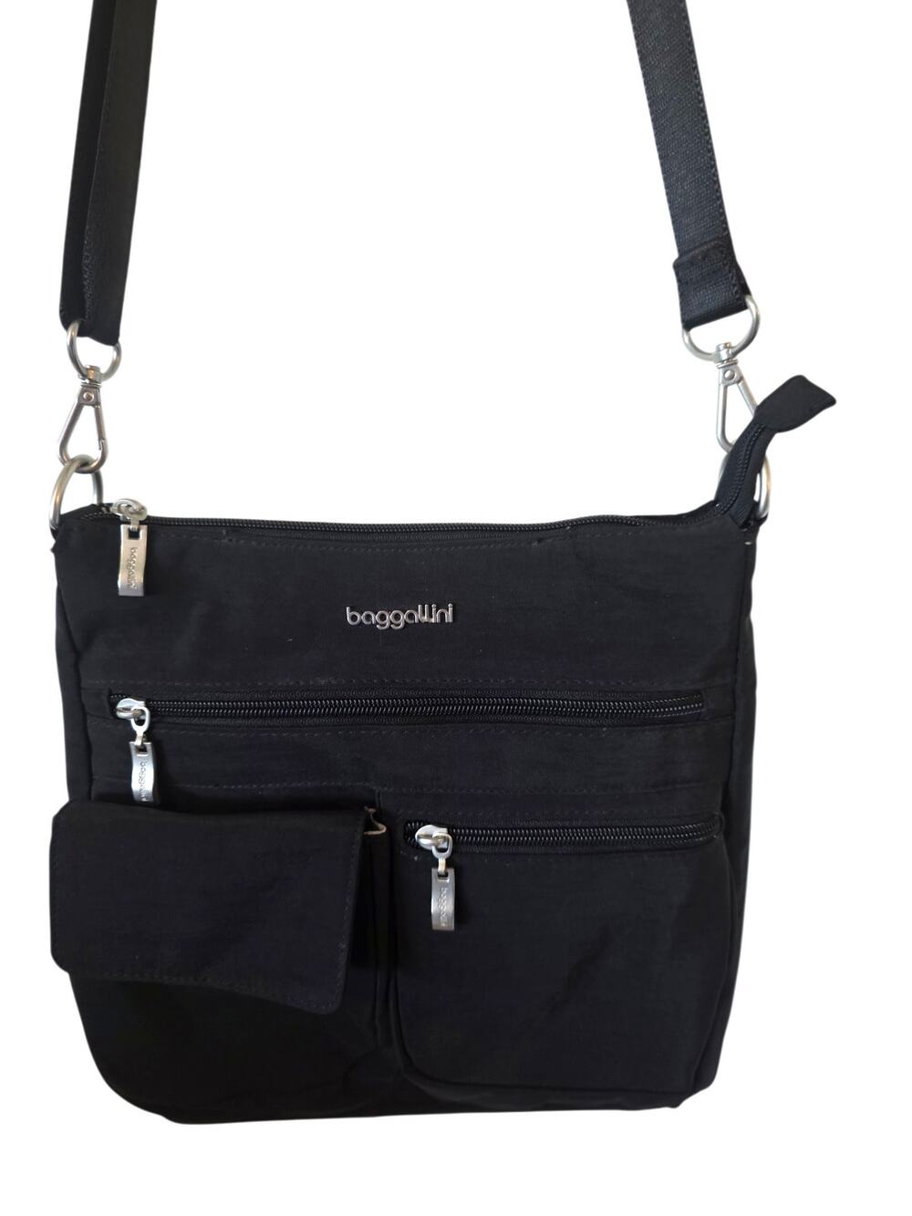 Baggallini Modern Everywhere Slim Crossbody Bag Black